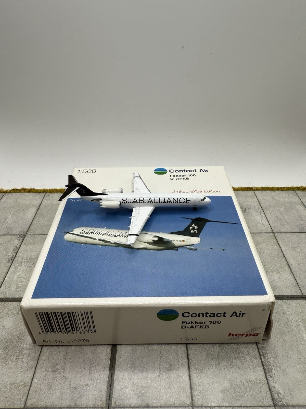 Herpa Wings 1:500 Contact Air Fokker 100