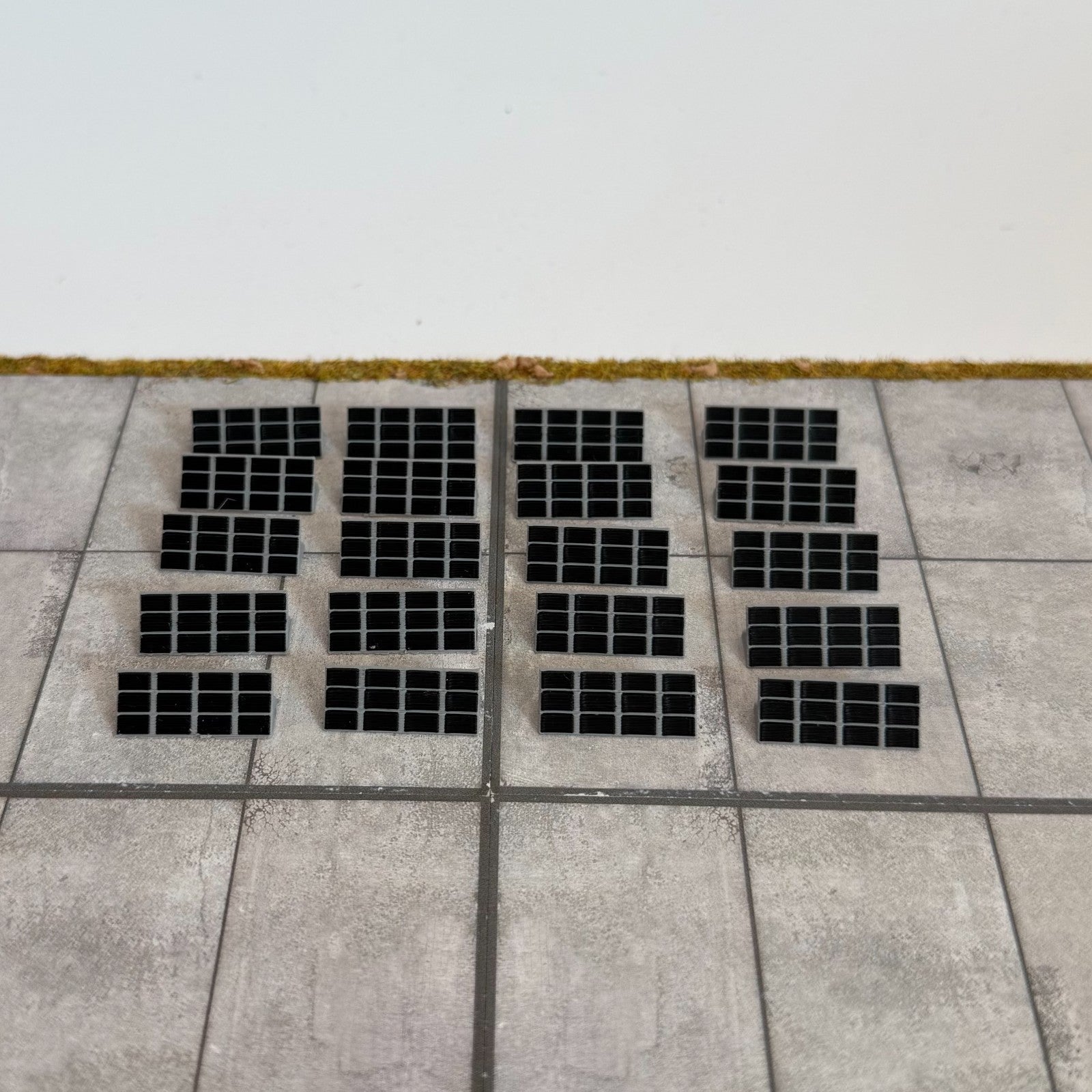 für Herpa Wings 1:500 / 1:400 20x Solaranlagen Solar panels Airport Accessoires