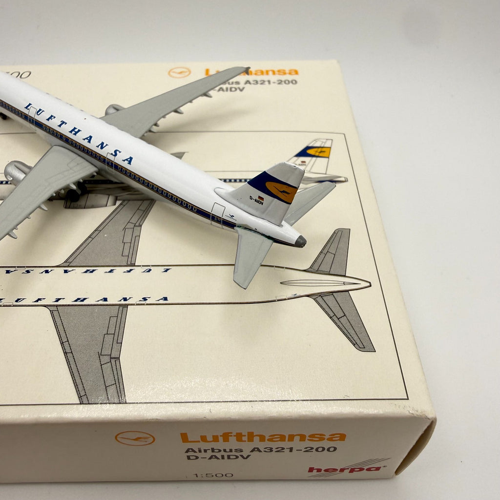 Herpa Wings 1:500 Lufthansa A321-200 Retro