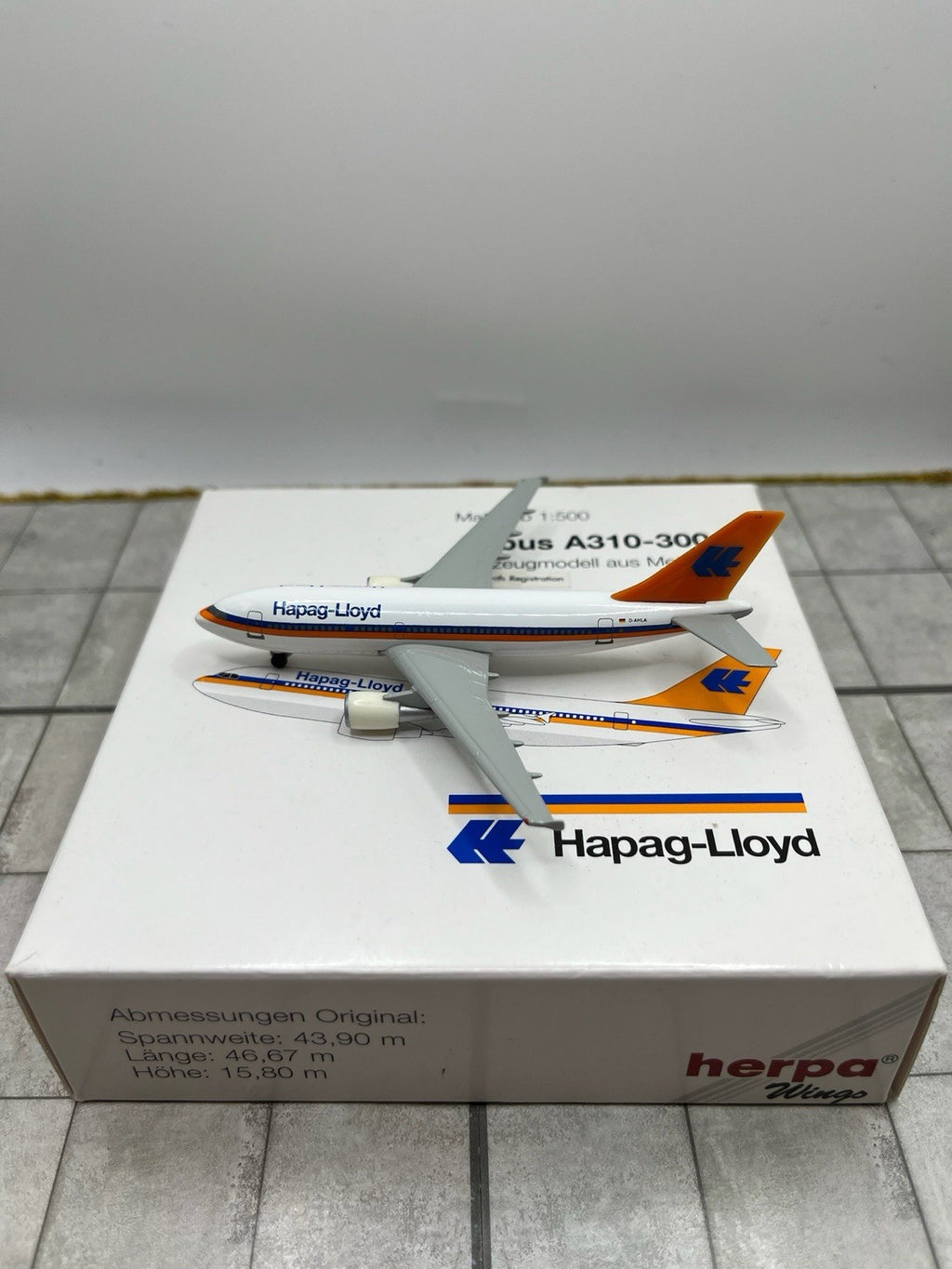 Herpa Wings 1:500 Hapag Lloyd A310