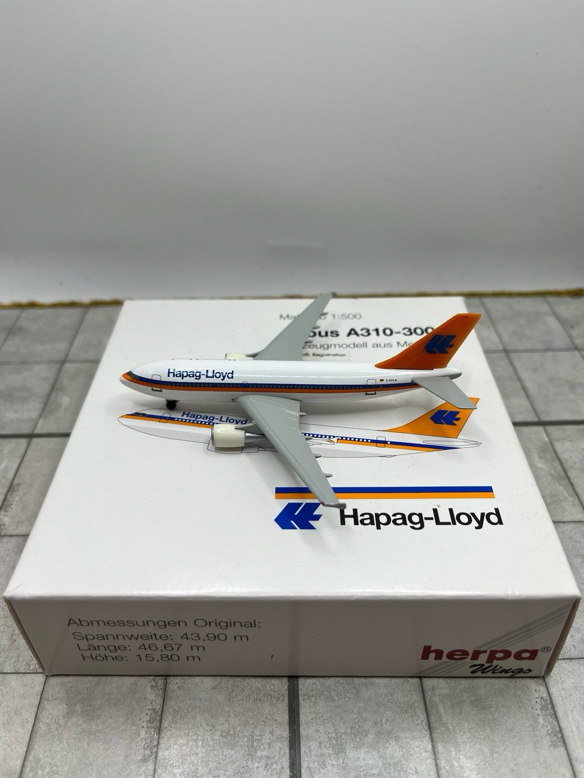 Herpa Wings 1:500 Hapag Lloyd A310