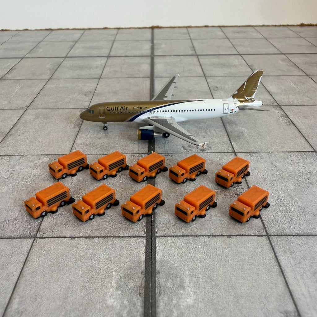 für Herpa Wings 1:500 / 1:400 10x Kehrmaschinen Airport Sweeper  GSE