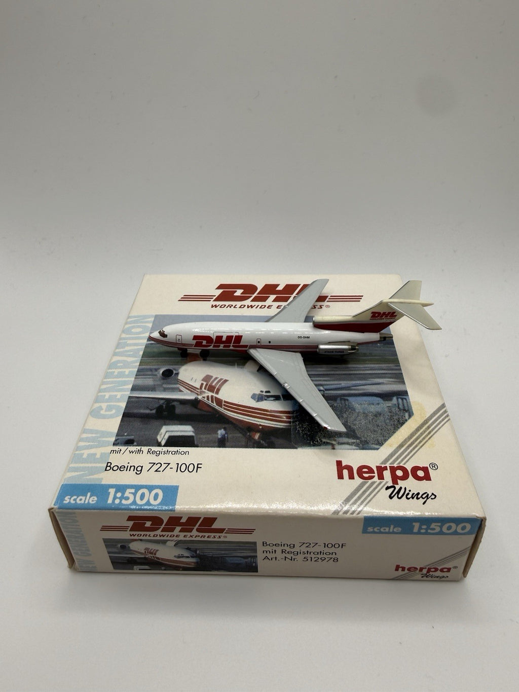 Herpa Wings 1:500 DHL 727-100F