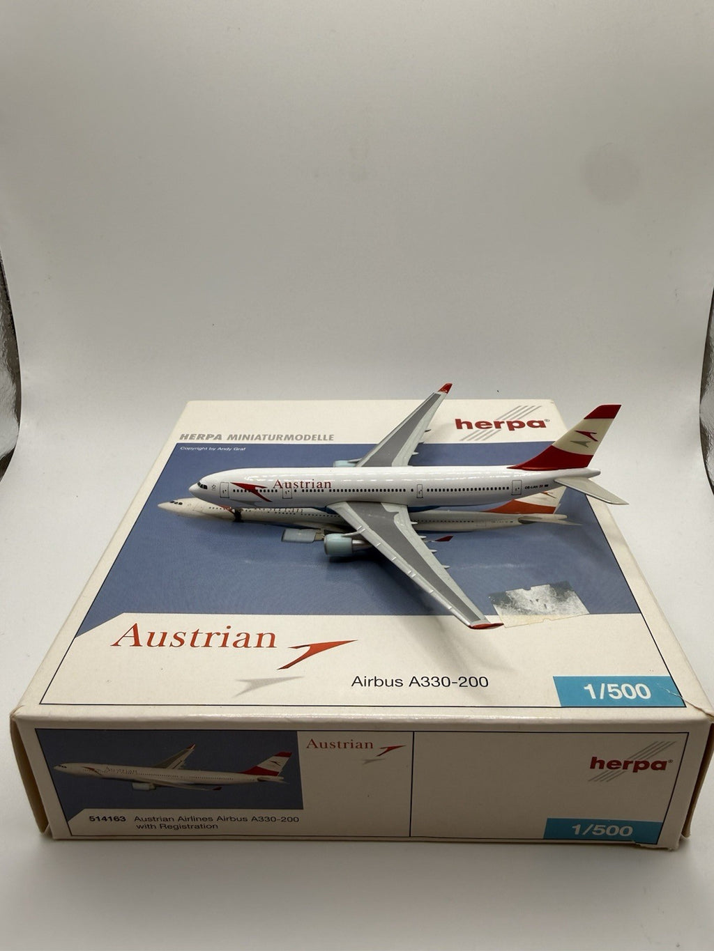Herpa Wings 1:500 Austrian Airlines A330-200