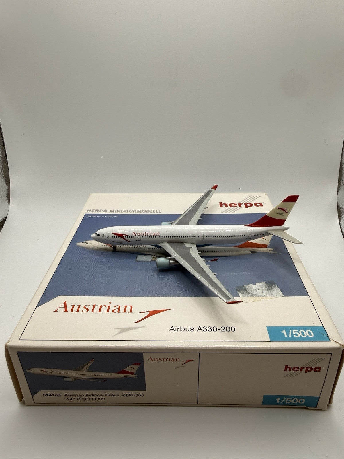 Herpa Wings 1:500 Austrian Airlines A330-200