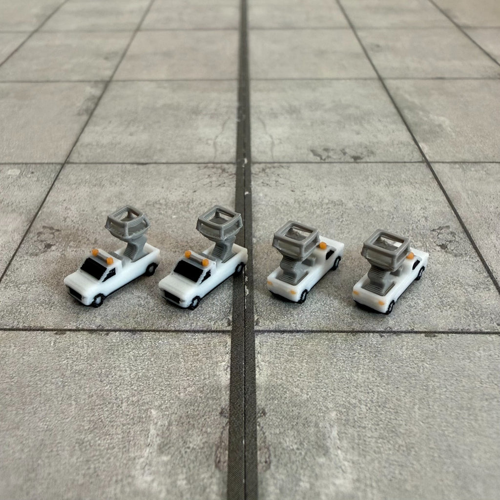 für Herpa Wings 1:500 / 1:400 10x Maintenance Lift Trucks mobile Hebebühne GSE