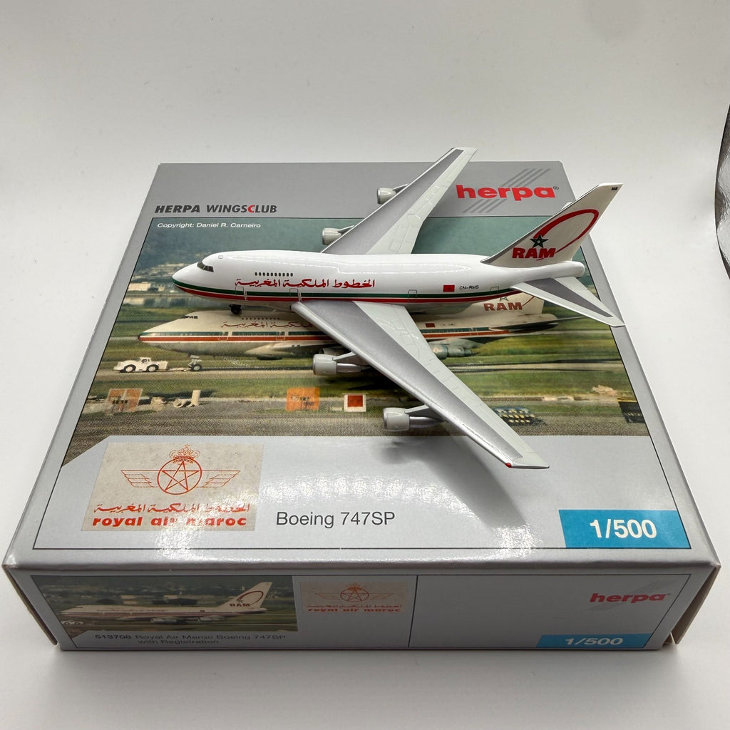 Herpa Wings 1:500 Royal Air Maroc 747SP
