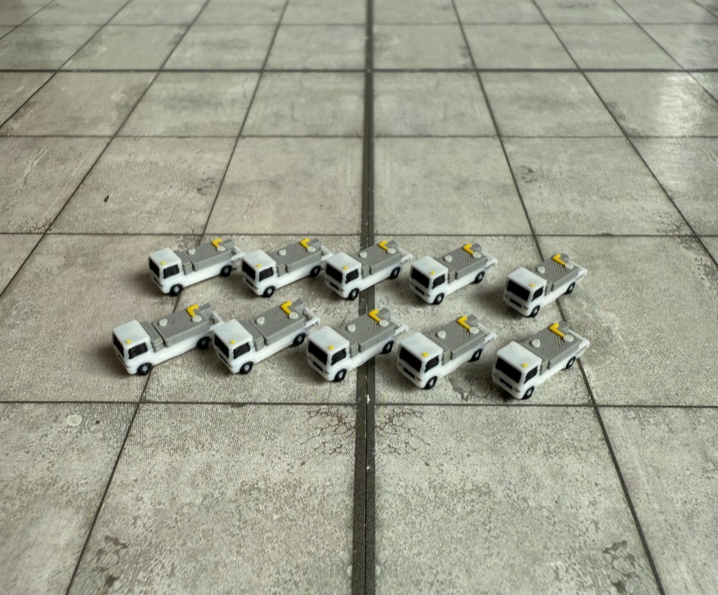 für Herpa Wings 1:500 / 1:400 10x  Lavatory trucks  GSE / Airport Accessoires