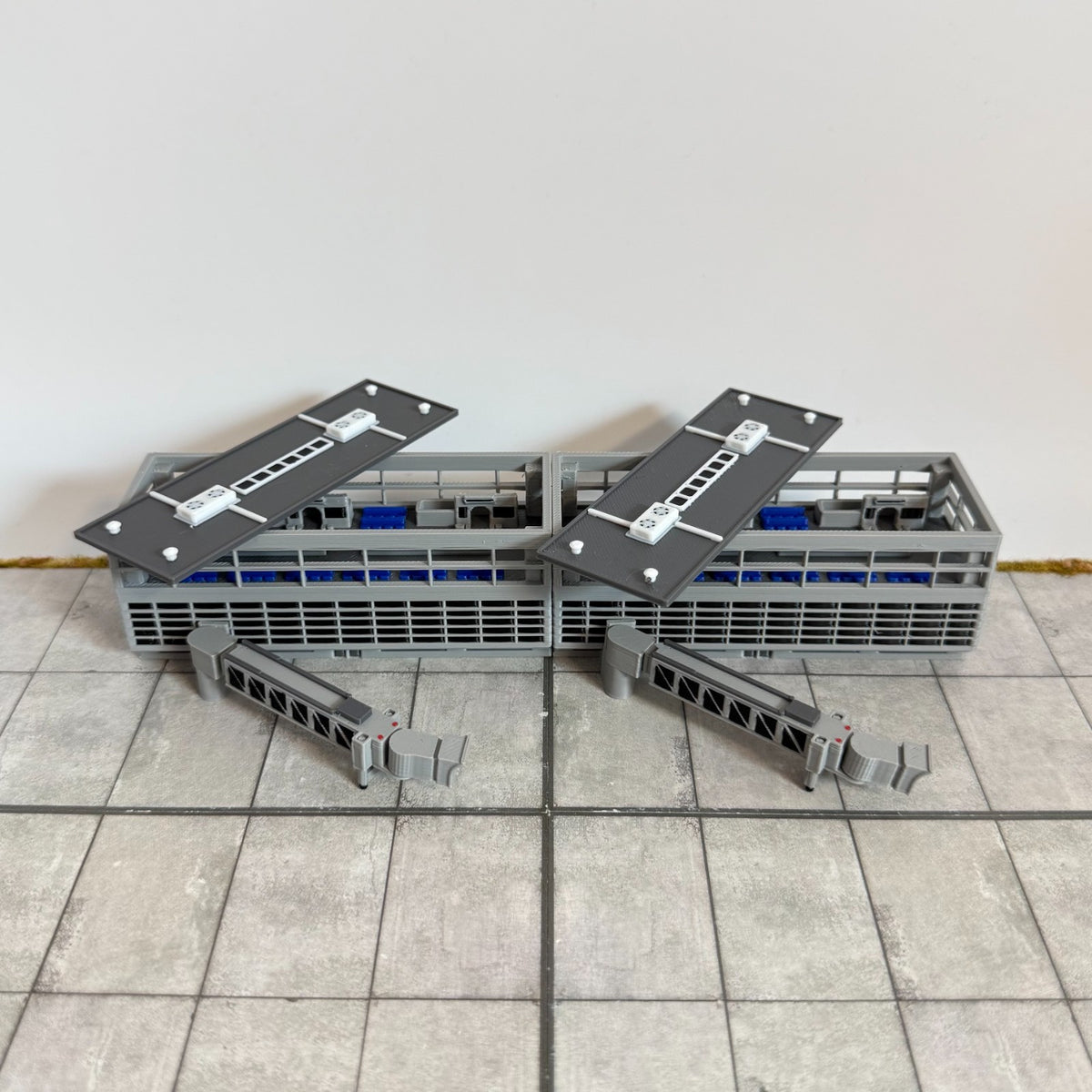 für Herpa Wings 1:500 / 1:400 Terminal Set V2 Flughafen Airport + Jet bridges