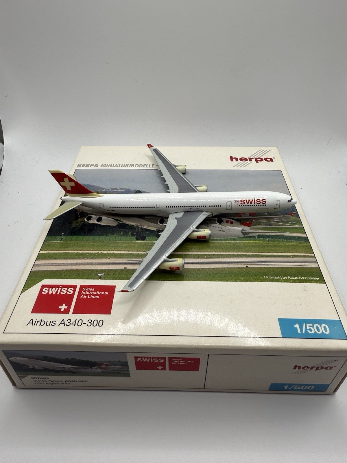 Herpa Wings 1:500 Swiss Airlines A340-300