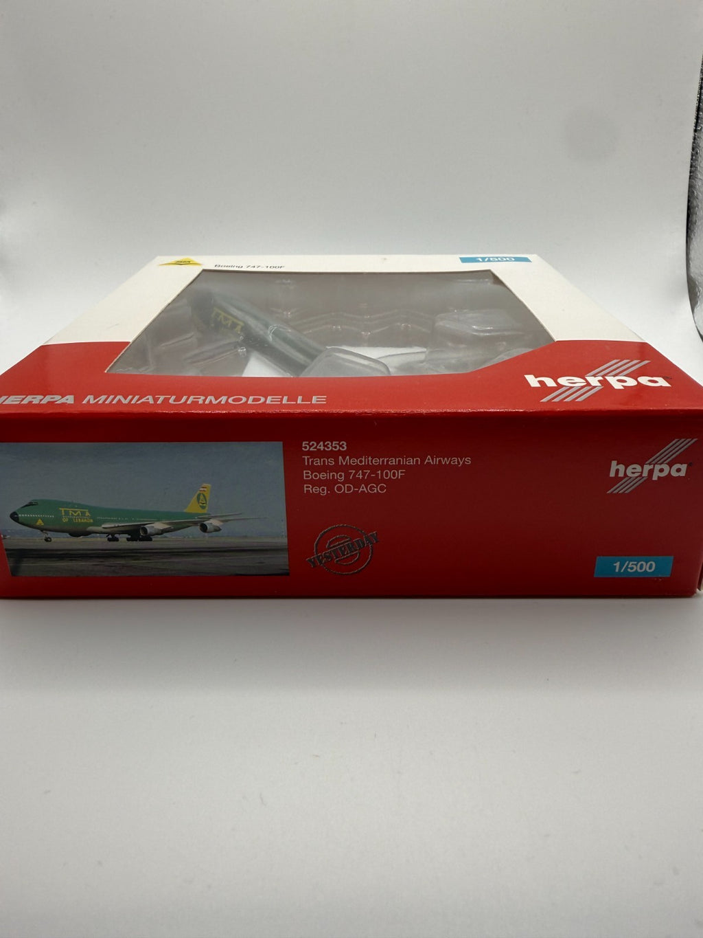 Herpa Wings 1:500 Trans Mediterranian Airways 747-100F