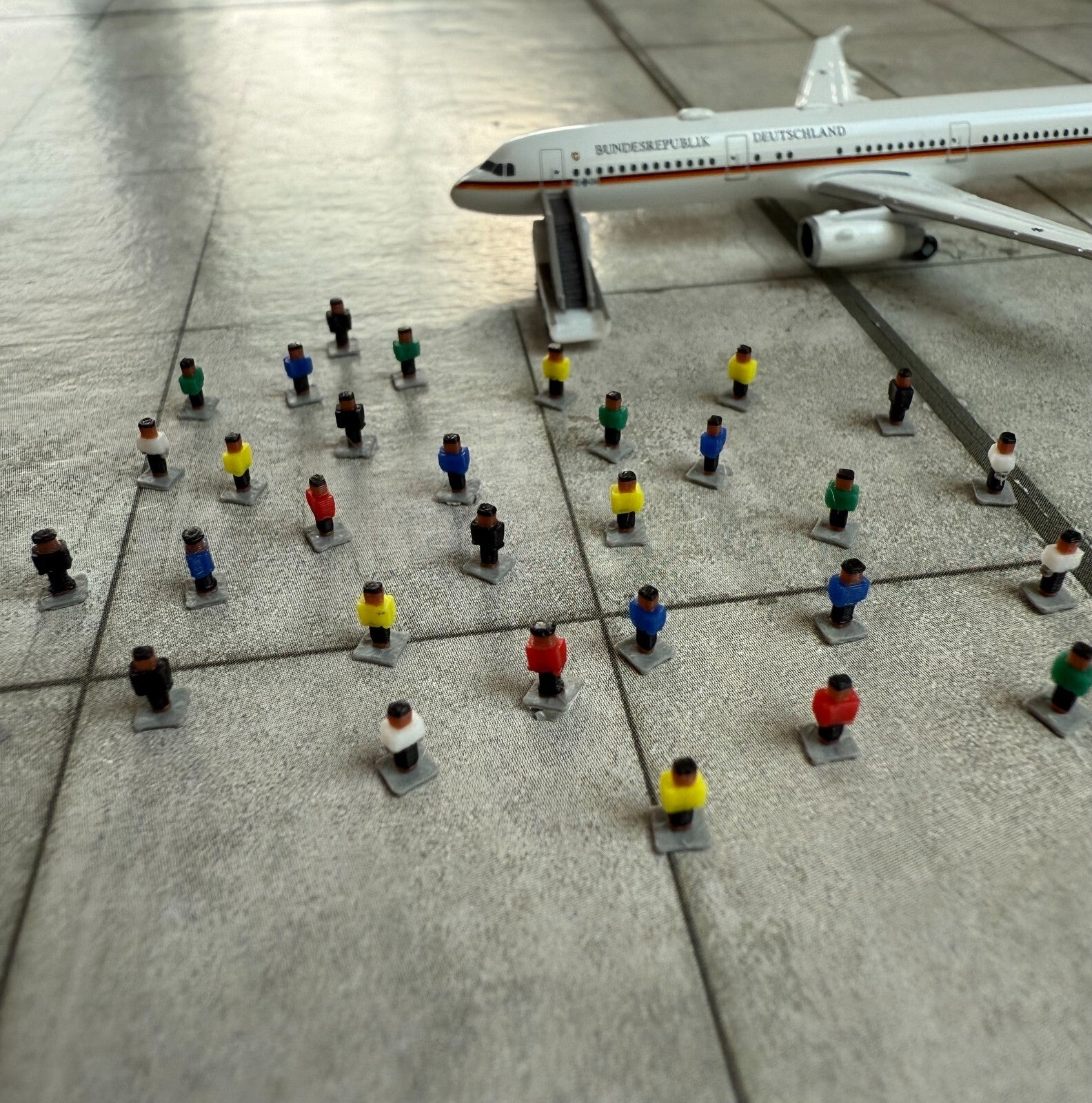 für Herpa Wings 1:500 / 1:400 60x Passengers Passagiere Person GSE / Airport