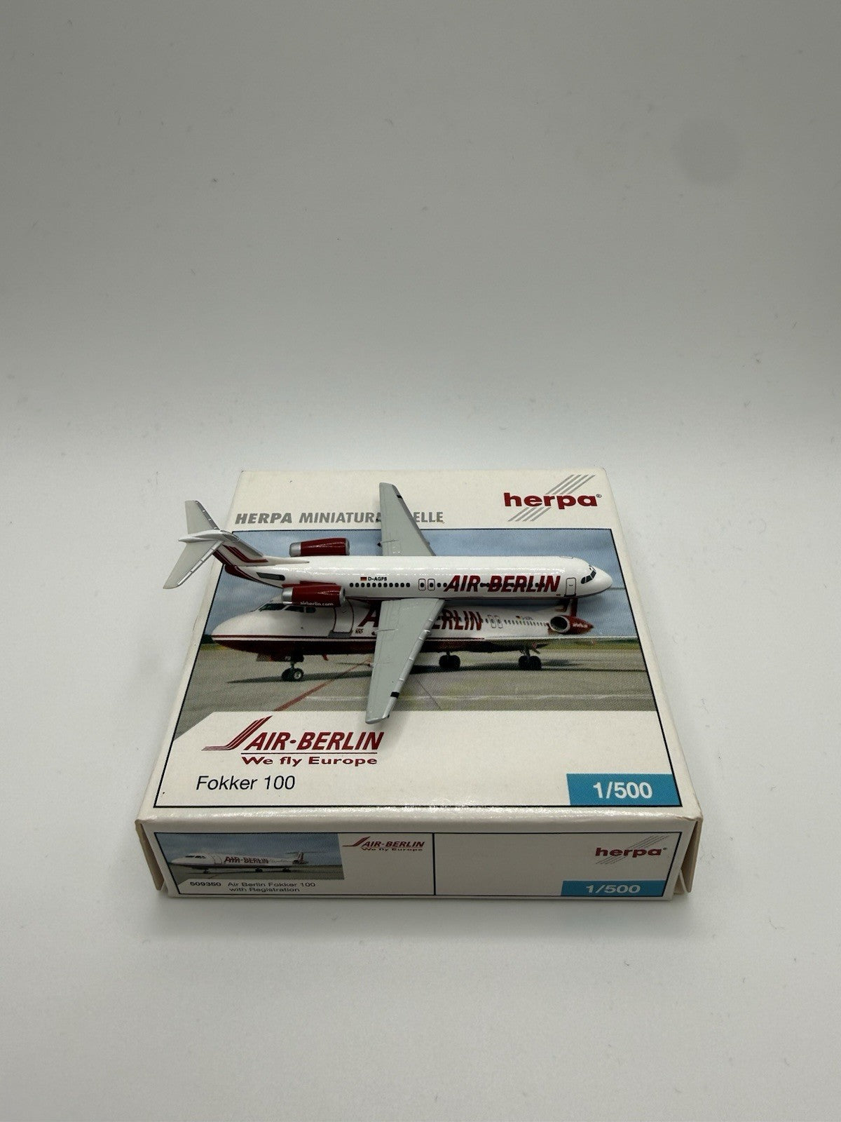 Herpa Wings 1:500 Air Berlin Fokker 100