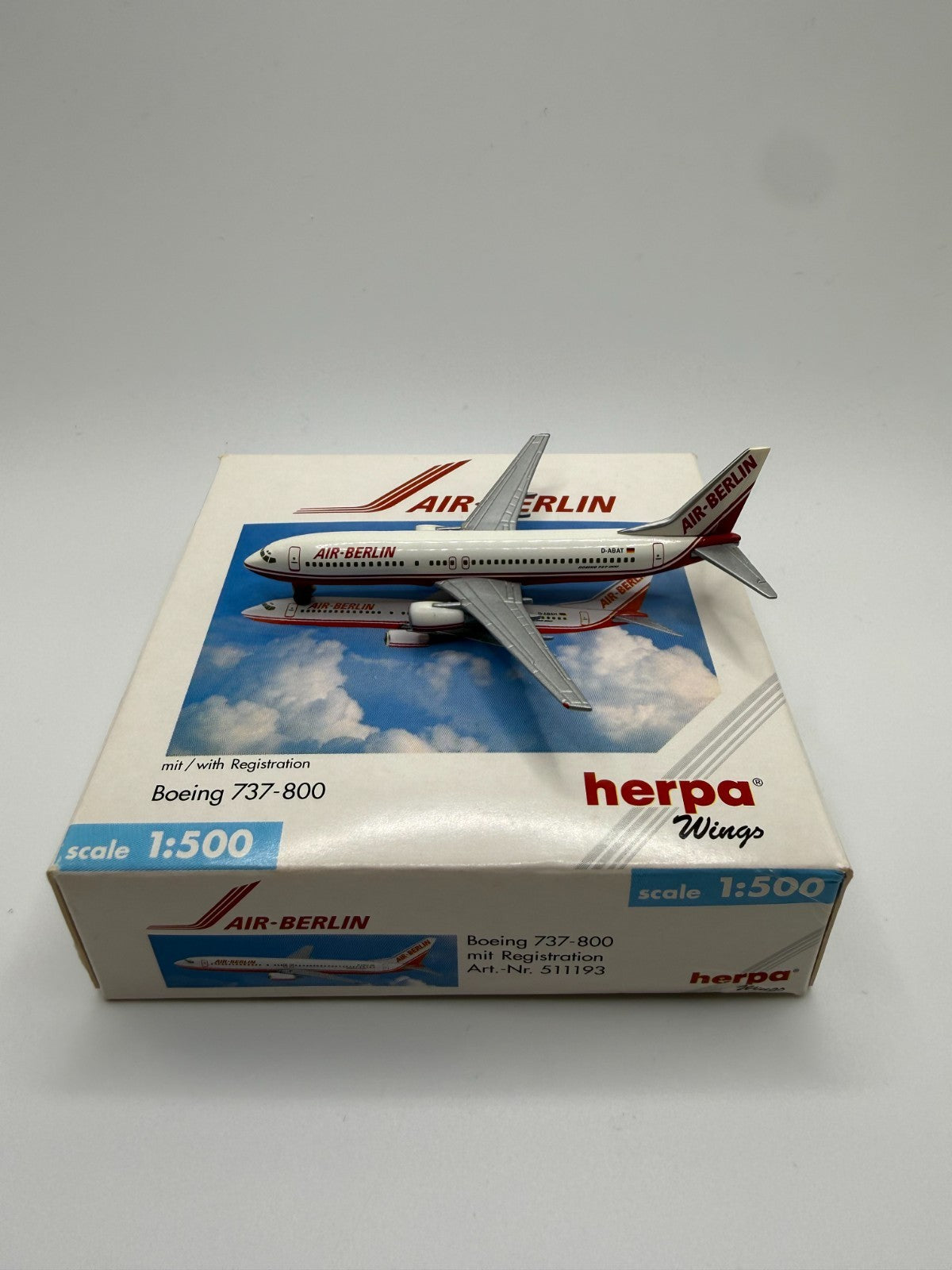 Herpa Wings 1:500 Air Berlin 737-800