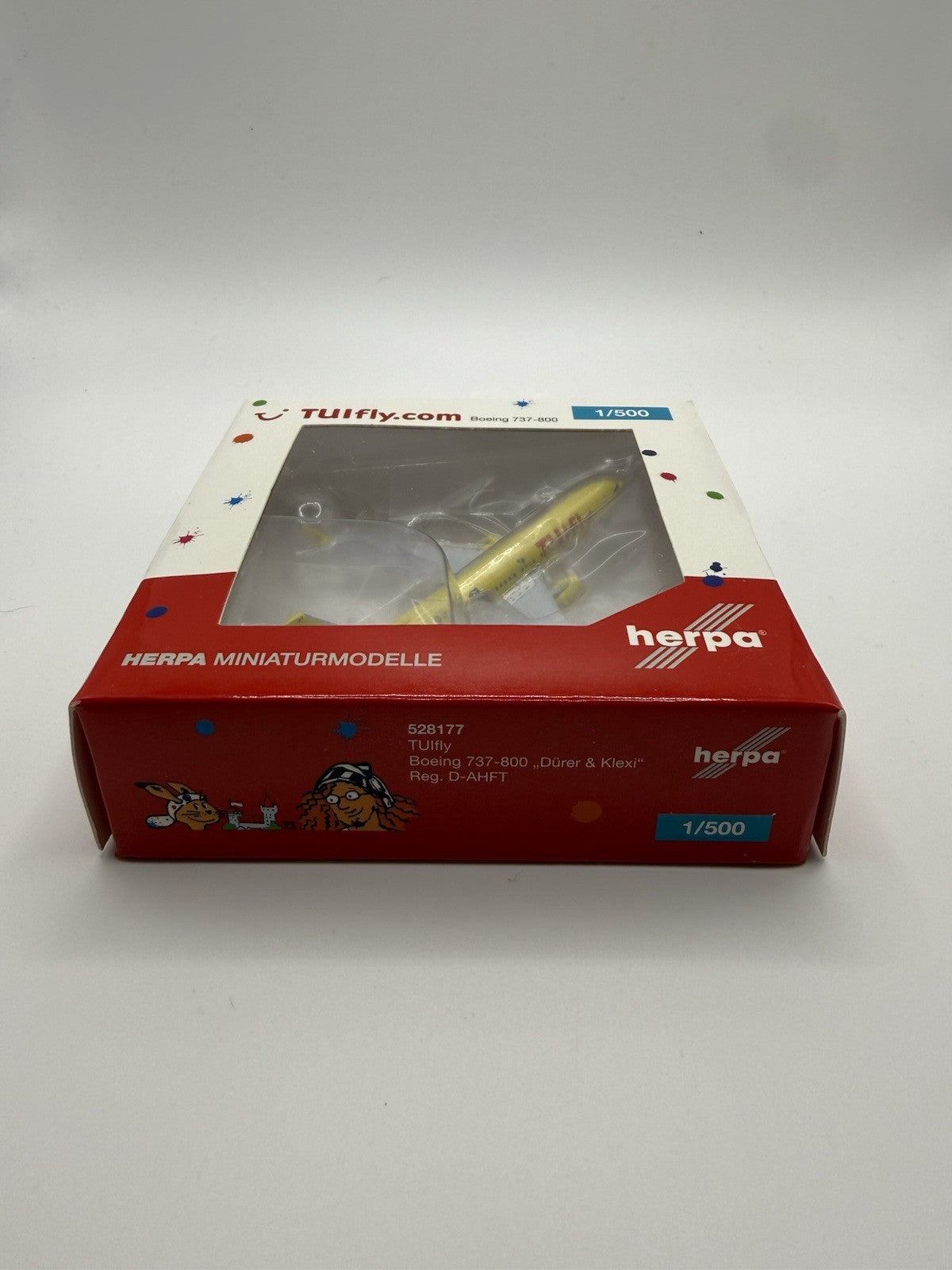 Herpa Wings 1:500 TUI 737-800 Dürer&Klexi