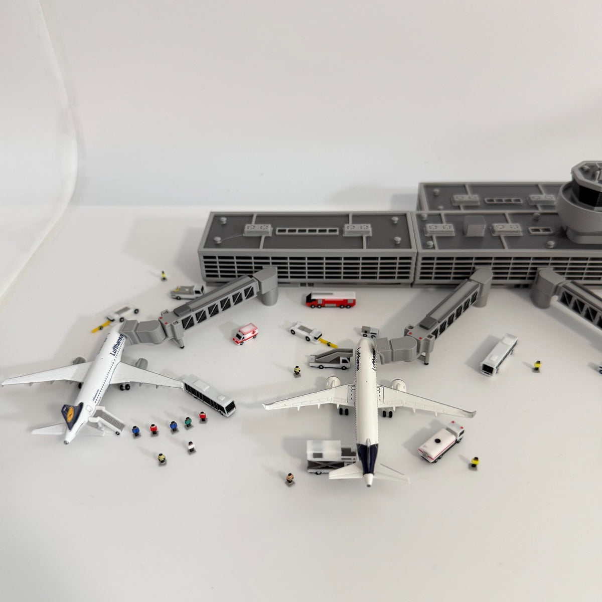 für Herpa Wings 1:500 / 1:400 Regional Airport Bundle Set Flughafen Terminal