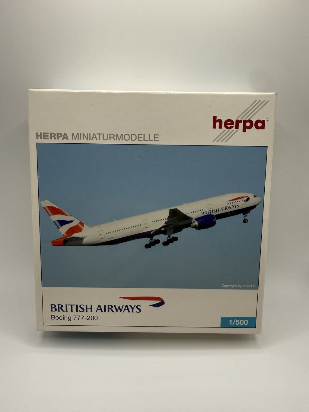 Herpa Wings 1:500 British Airways 777-200