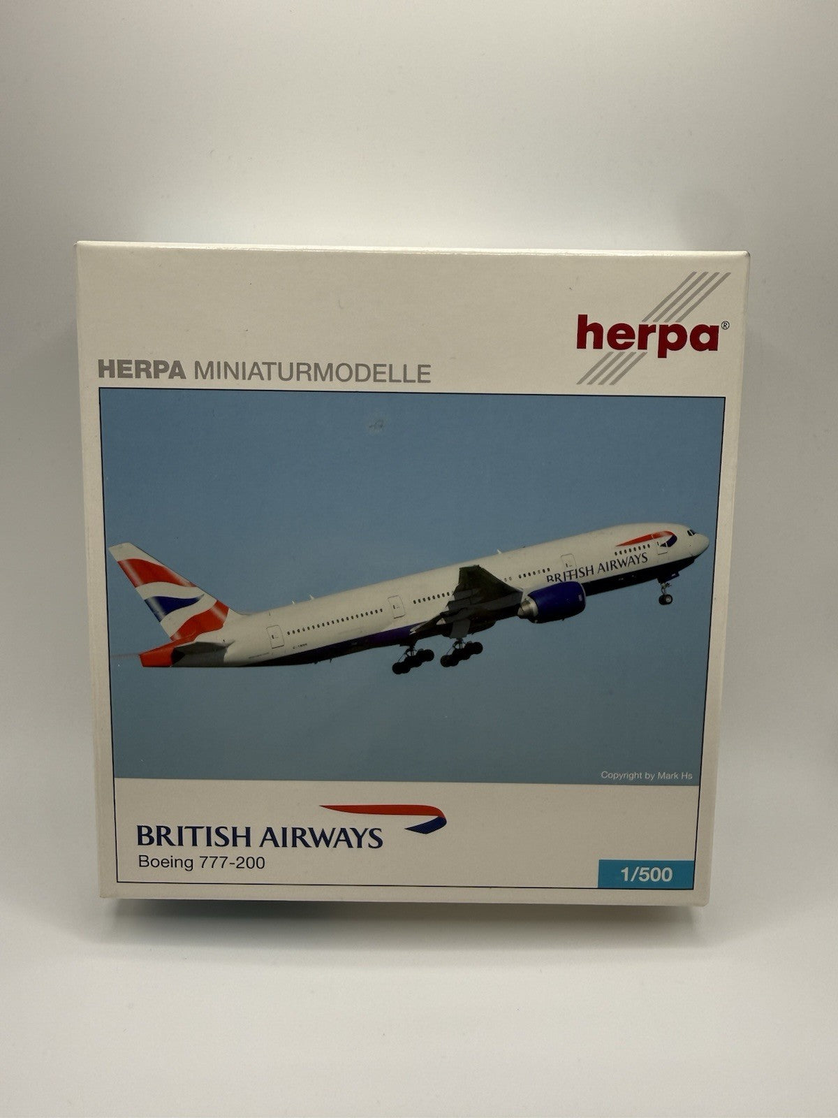 Herpa Wings 1:500 British Airways 777-200