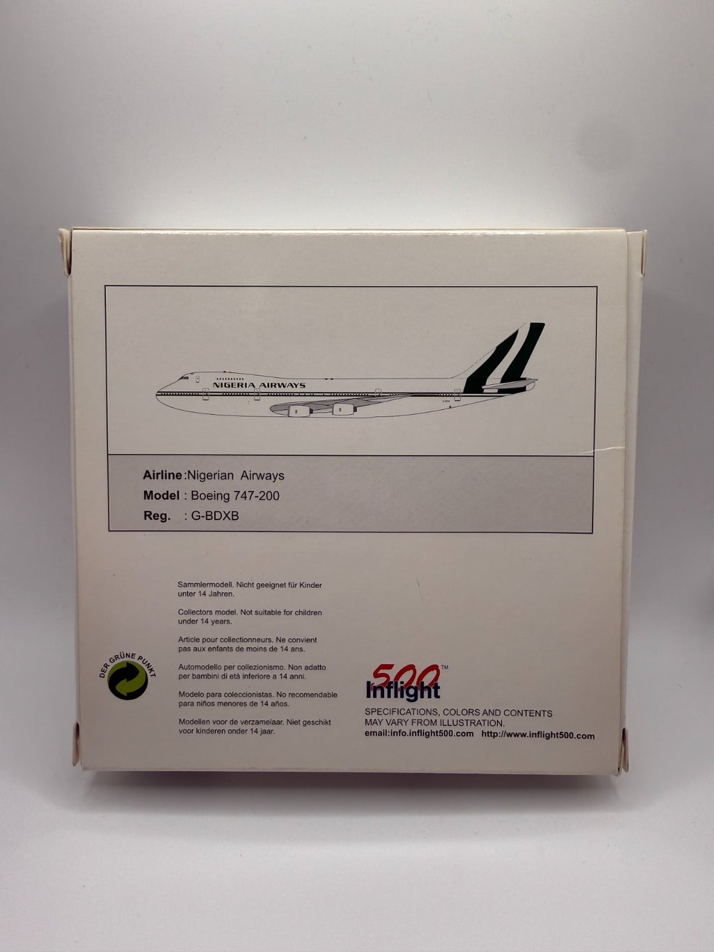 Herpa Wings 1:500 Nigeria Airways 747-200
