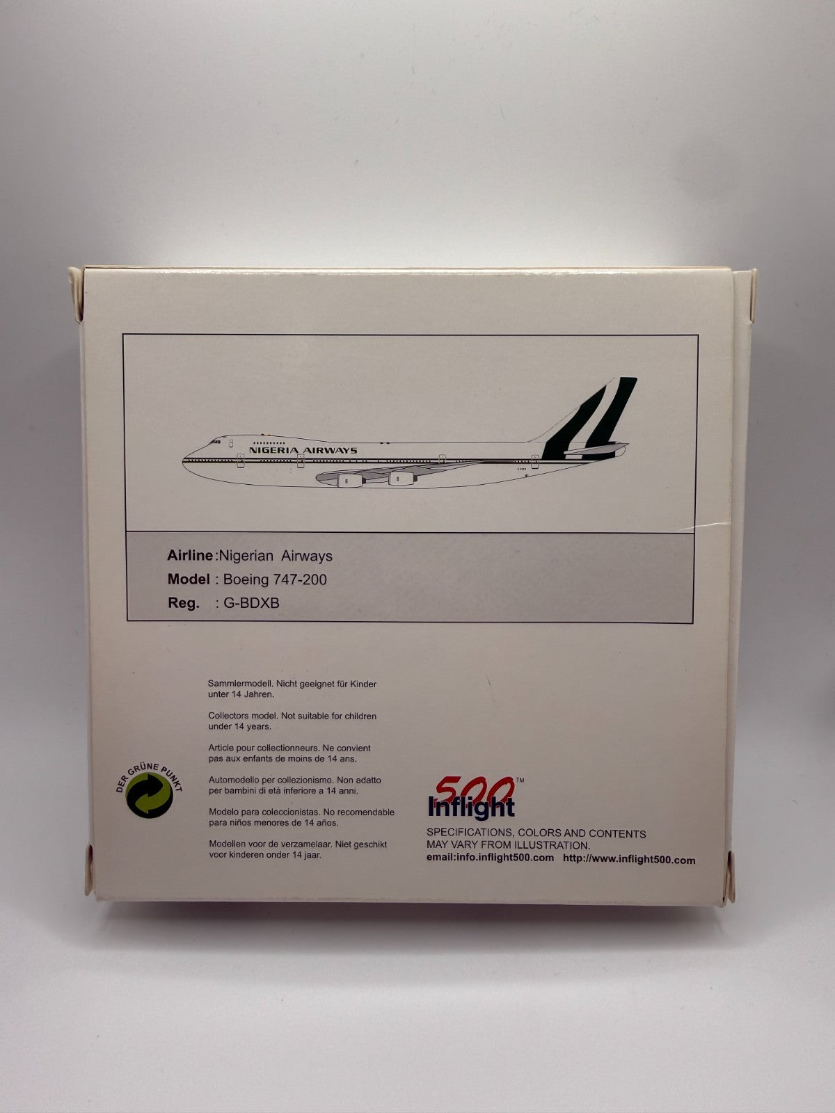 Herpa Wings 1:500 Nigeria Airways 747-200