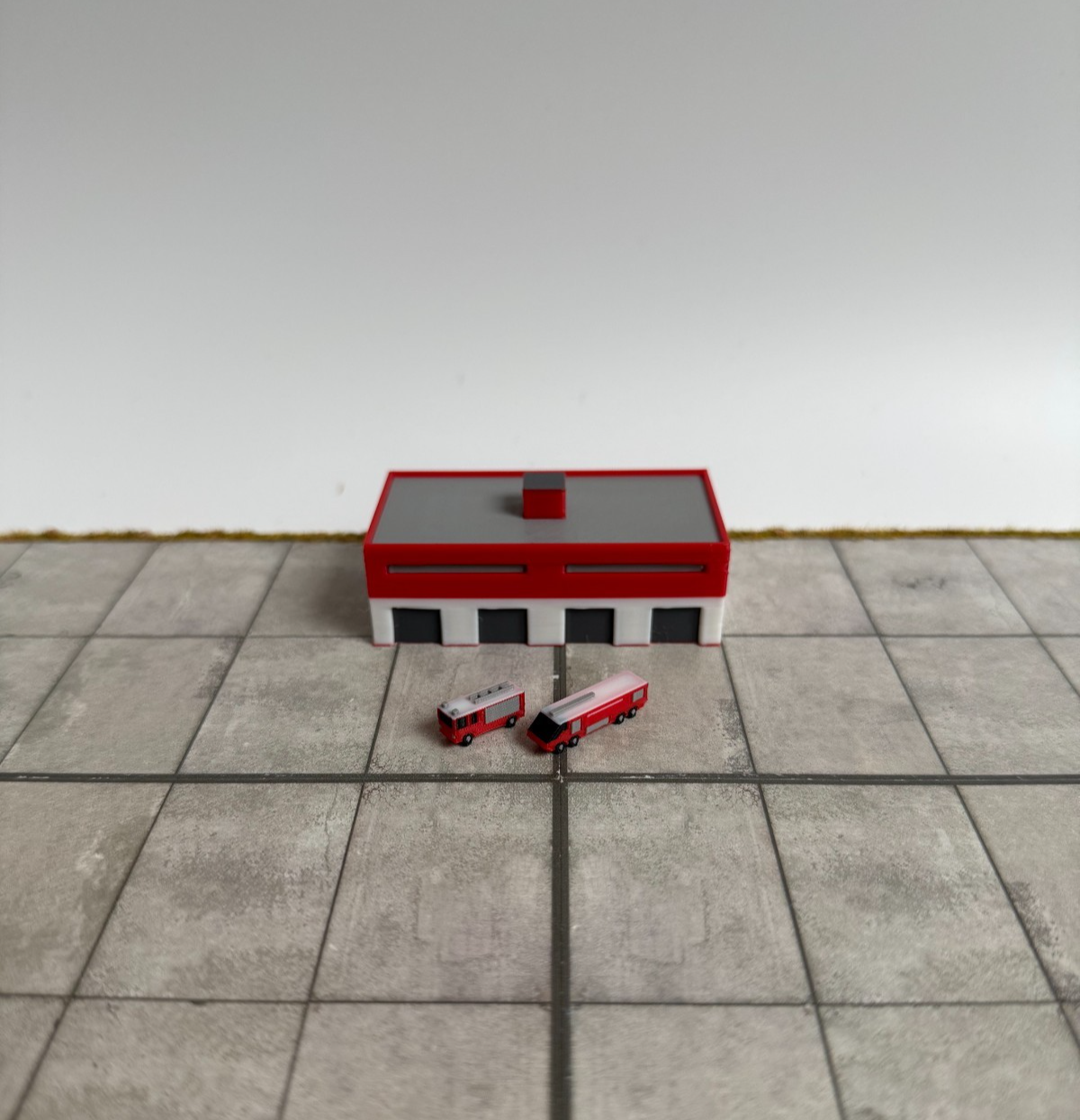 für Herpa Wings 1:500 / 1:400 Feuerwache / Airport Accessoires Fire Station