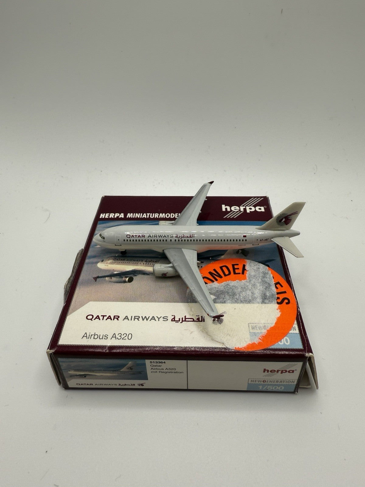 Herpa Wings 1:500 Qatar Airways A320