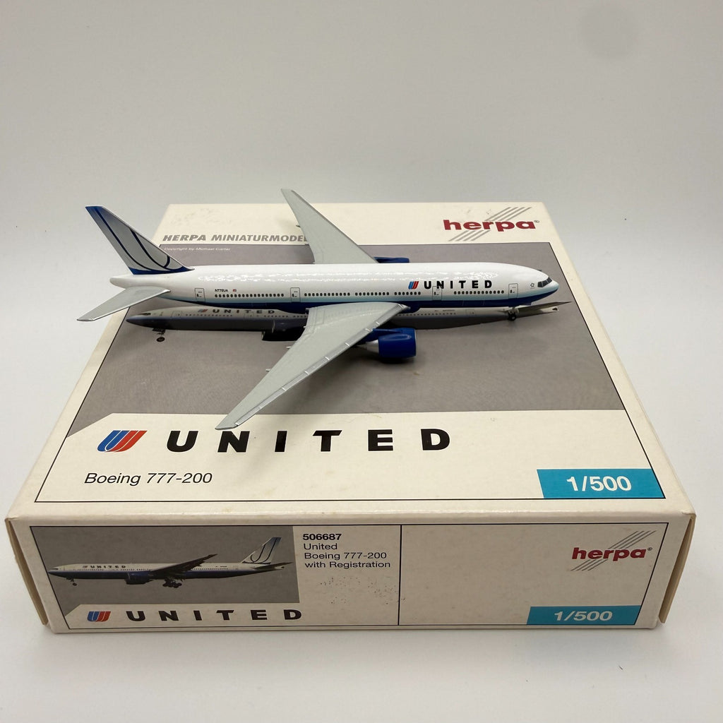 Herpa Wings 1:500 United Airlines 777-200