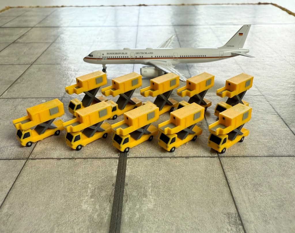 für Herpa Wings 1:500 / 1:400 10x Catering vehicles  GSE / Airport Accessoires