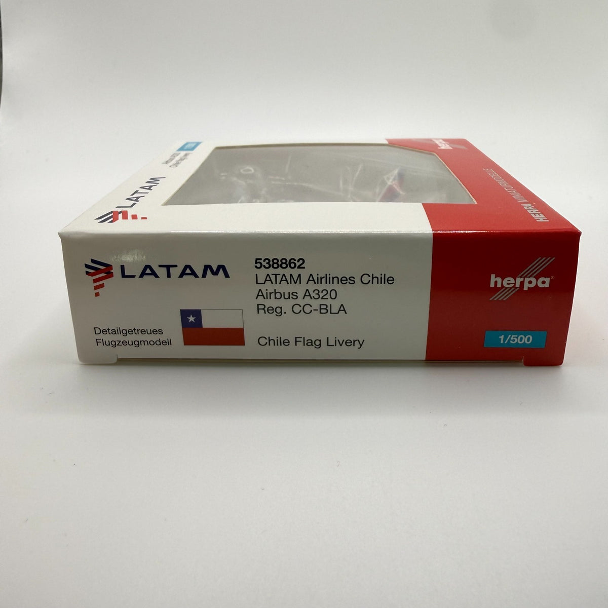 Herpa Wings 1:500 LATAM A319 Chile Flag