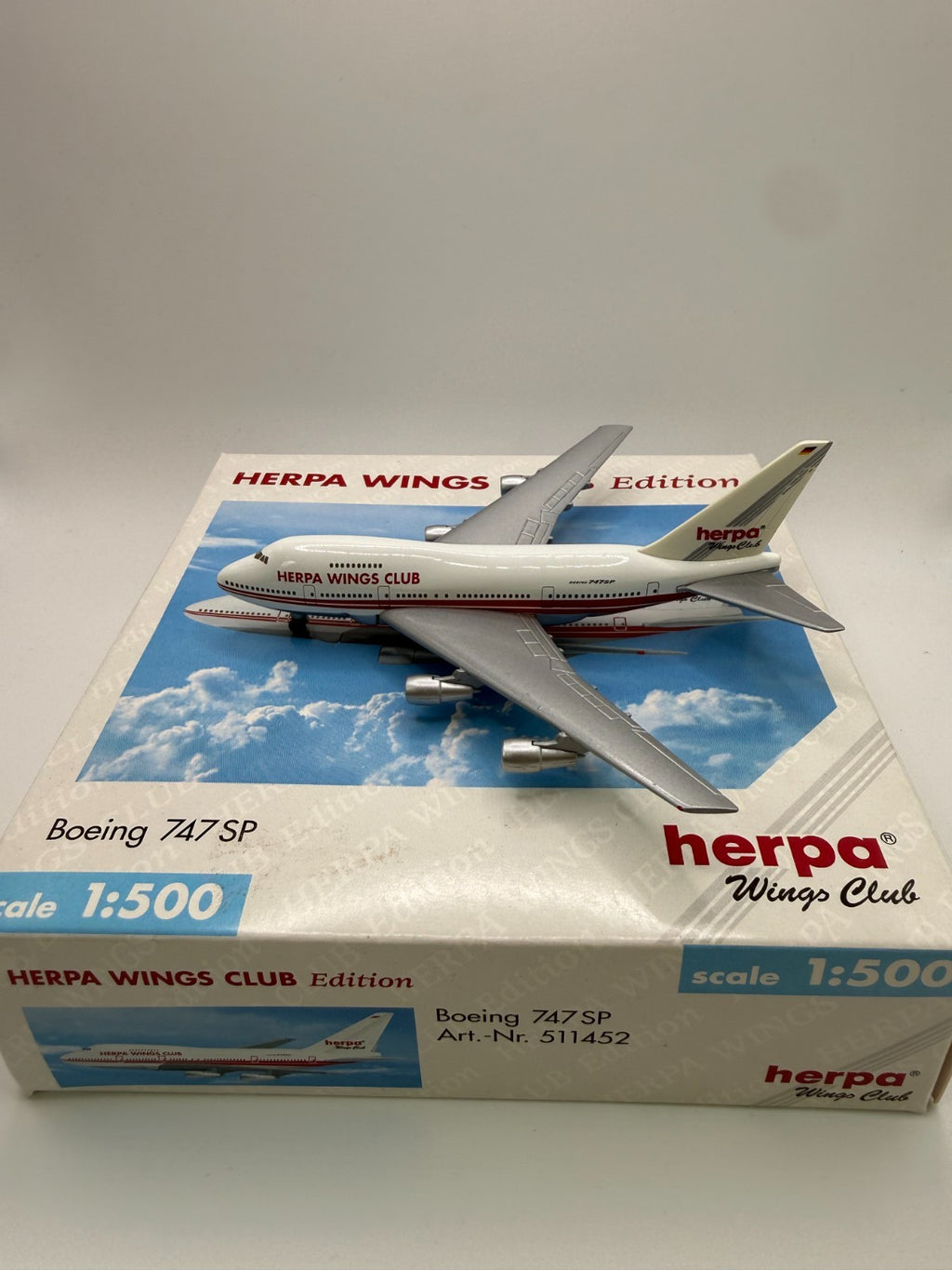 Herpa Wings 1:500 Wings Club 747 SP