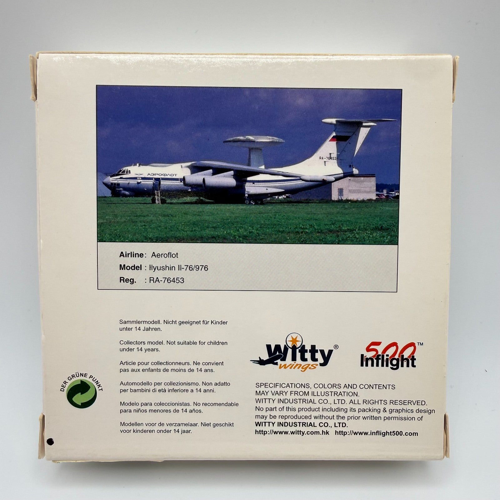 Herpa Wings 1:500 / Inflight500 Aeroflot IL-76 Radardome