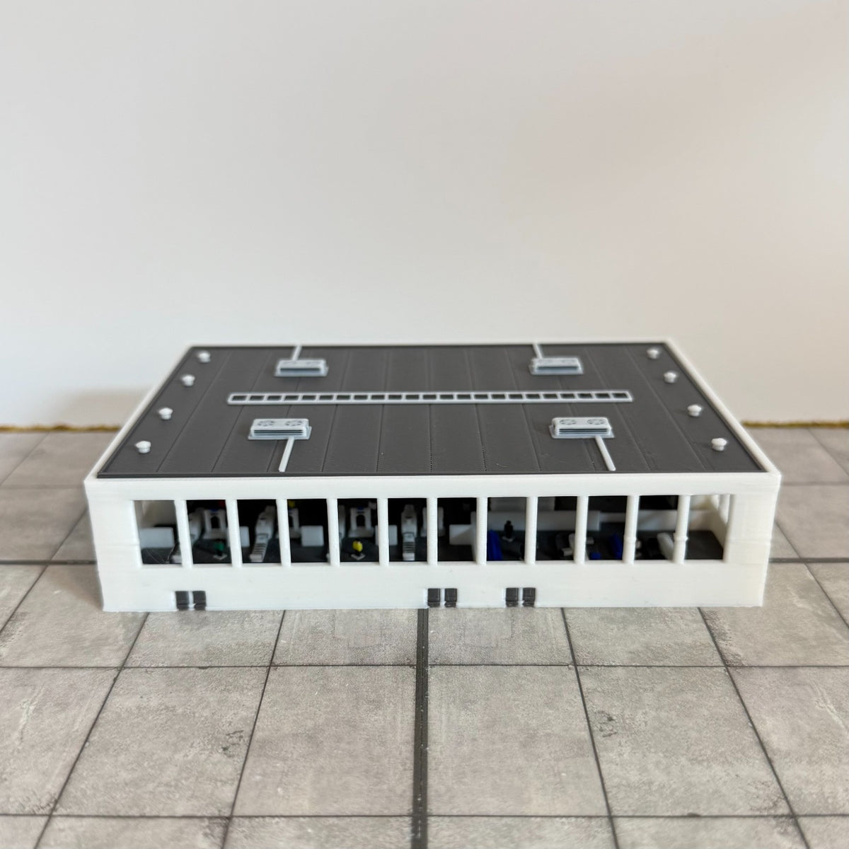 für Herpa Wings 1:500  Abflughalle V2 Departure Hall with removable roof