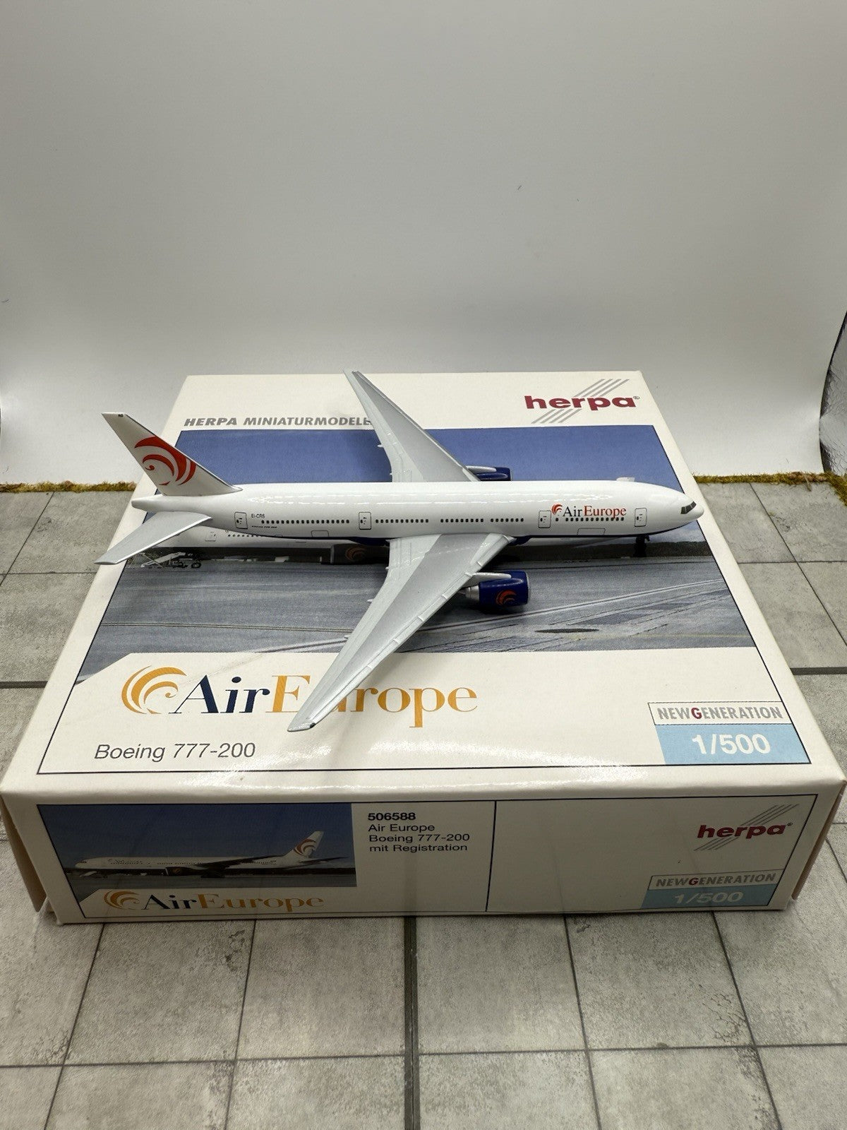 Herpa Wings 1:500 Air Europe 777-200