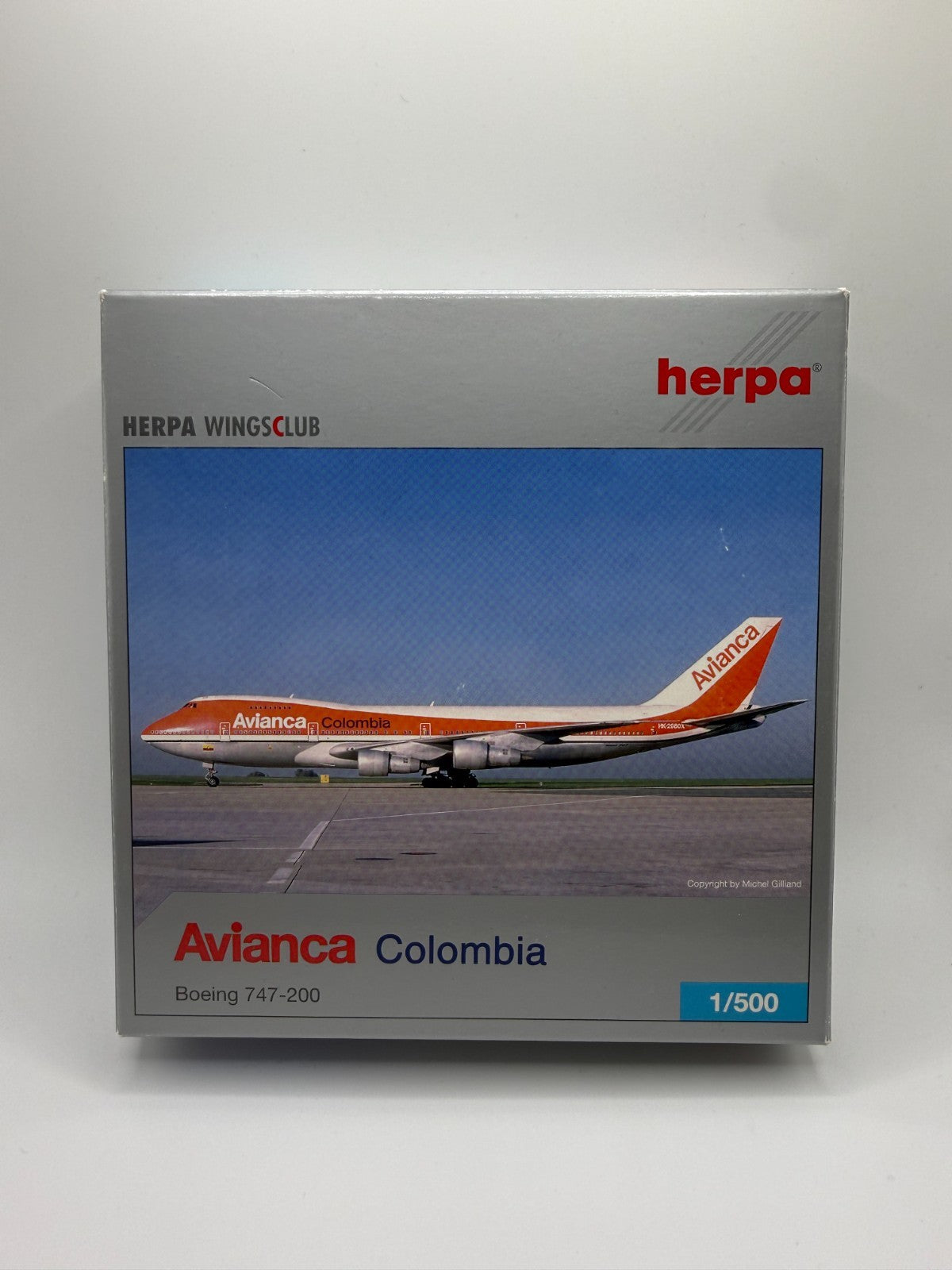 Herpa Wings 1:500 Avianca 747-200