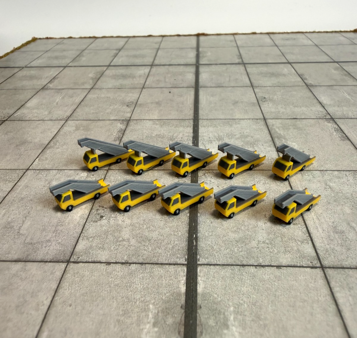 für Herpa Wings 1:500 / 1:400 10x Fluggasttreppen Stairs Set GSE / Airport