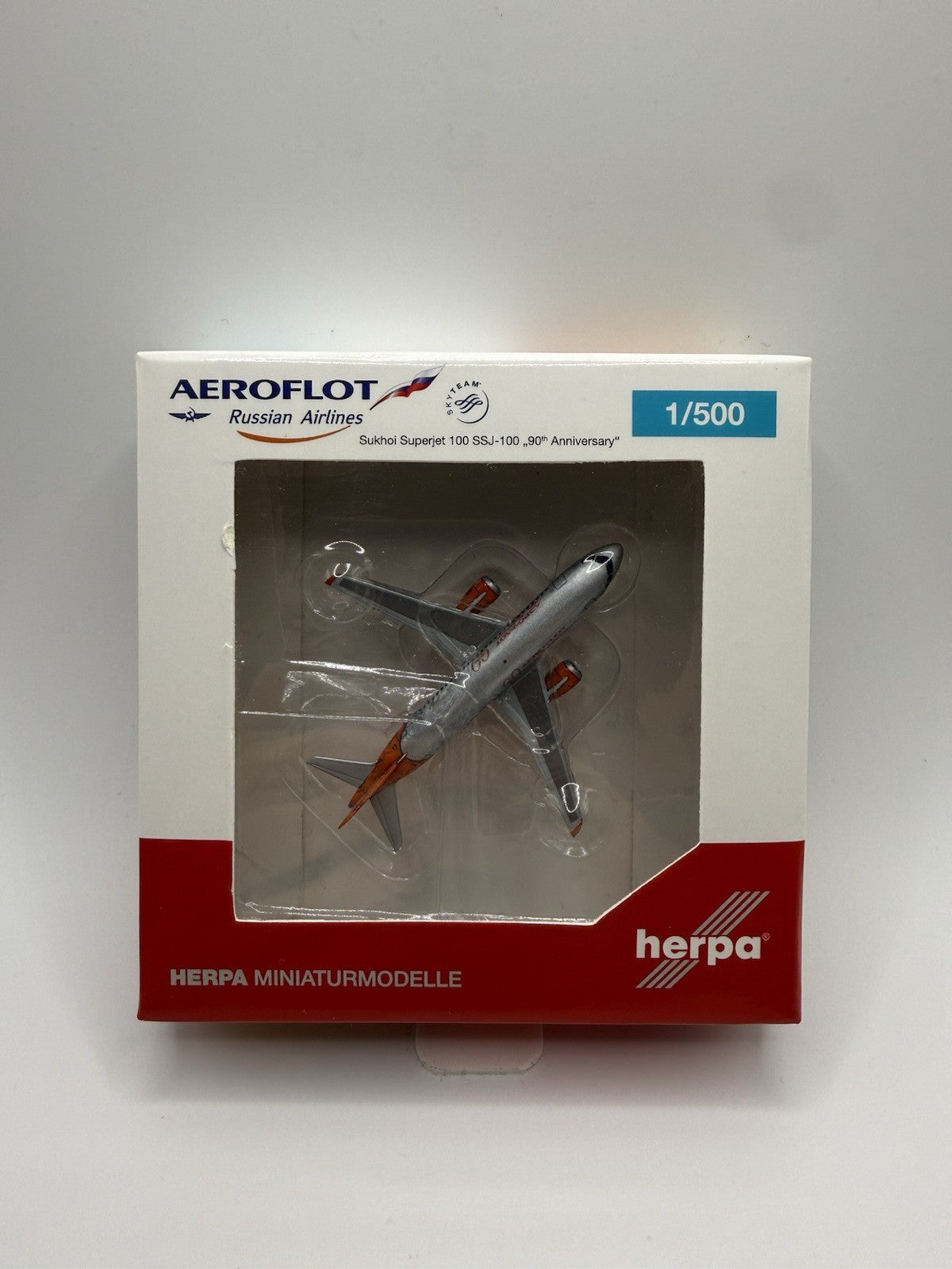 Herpa Wings 1:500 Aeroflot Sukhoi Superjet 100