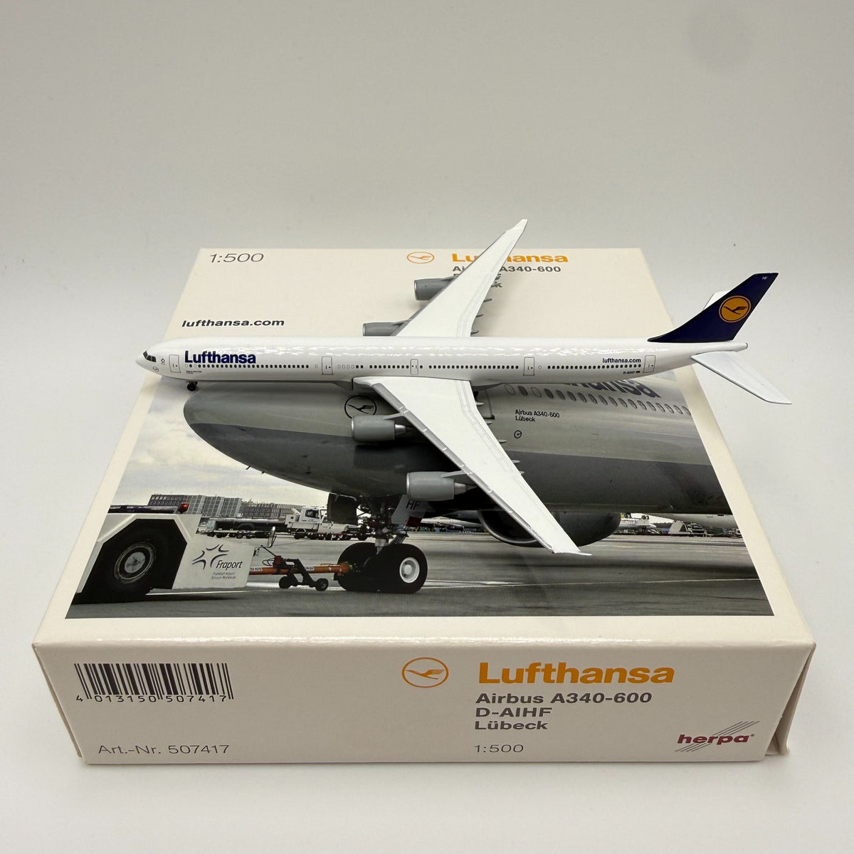 Herpa Wings 1:500 Lufthansa A340-600