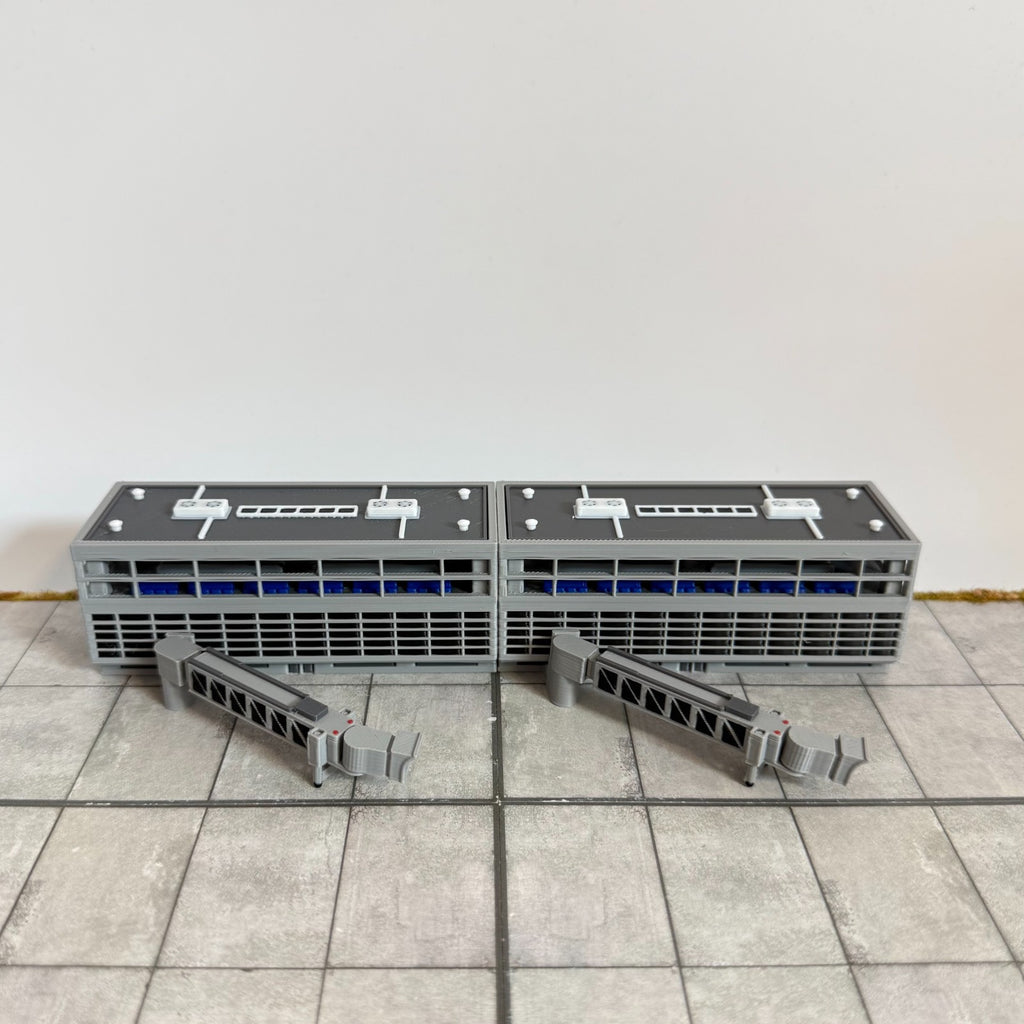 für Herpa Wings 1:500 / 1:400 Terminal Set V2 Flughafen Airport + Jet bridges