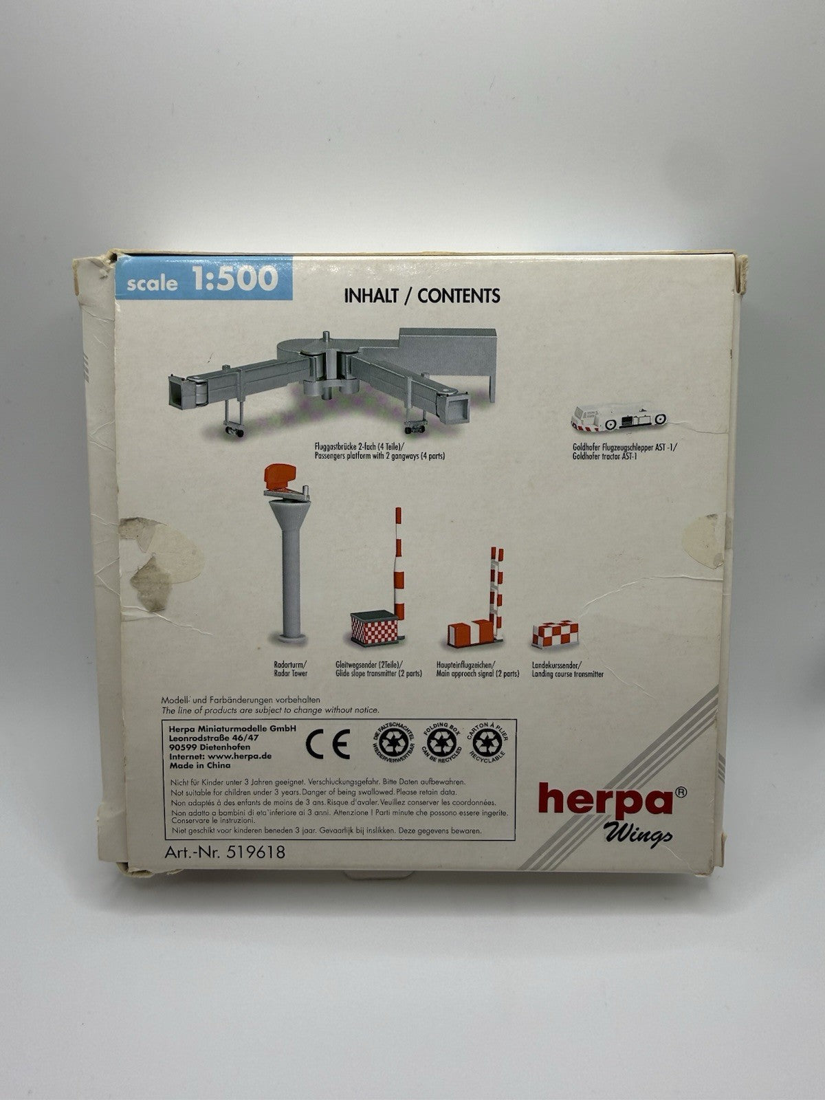 Herpa Wings 1:500 Flughafenzubehör IV / Airport Accessoires