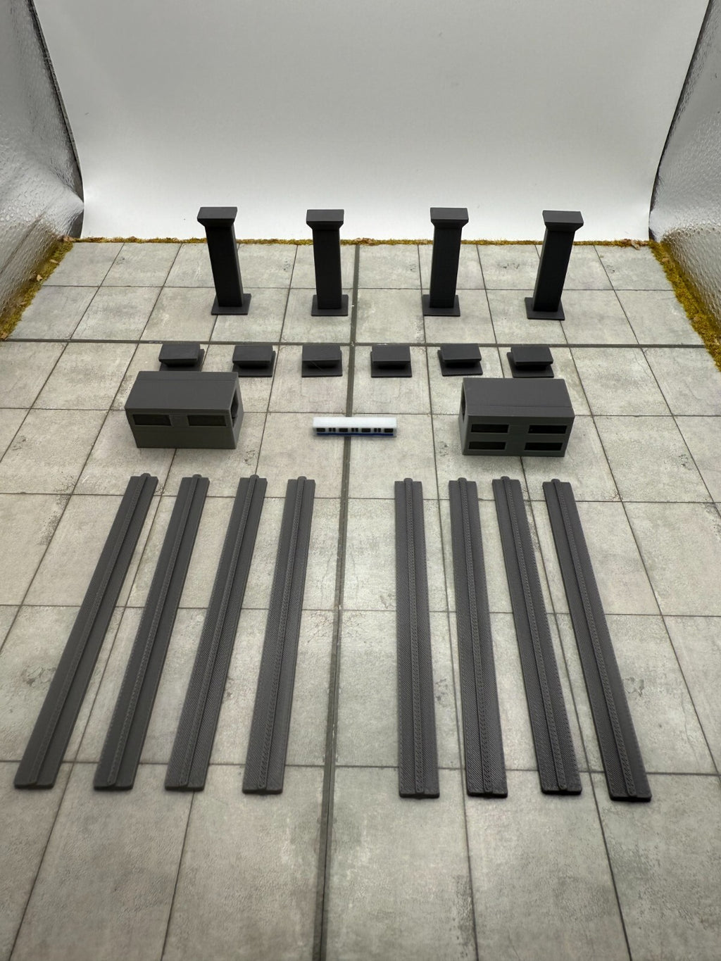 für Herpa Wings 1:500 Skytrain Bahn Flughafen Zubehör / Airport Accessoires