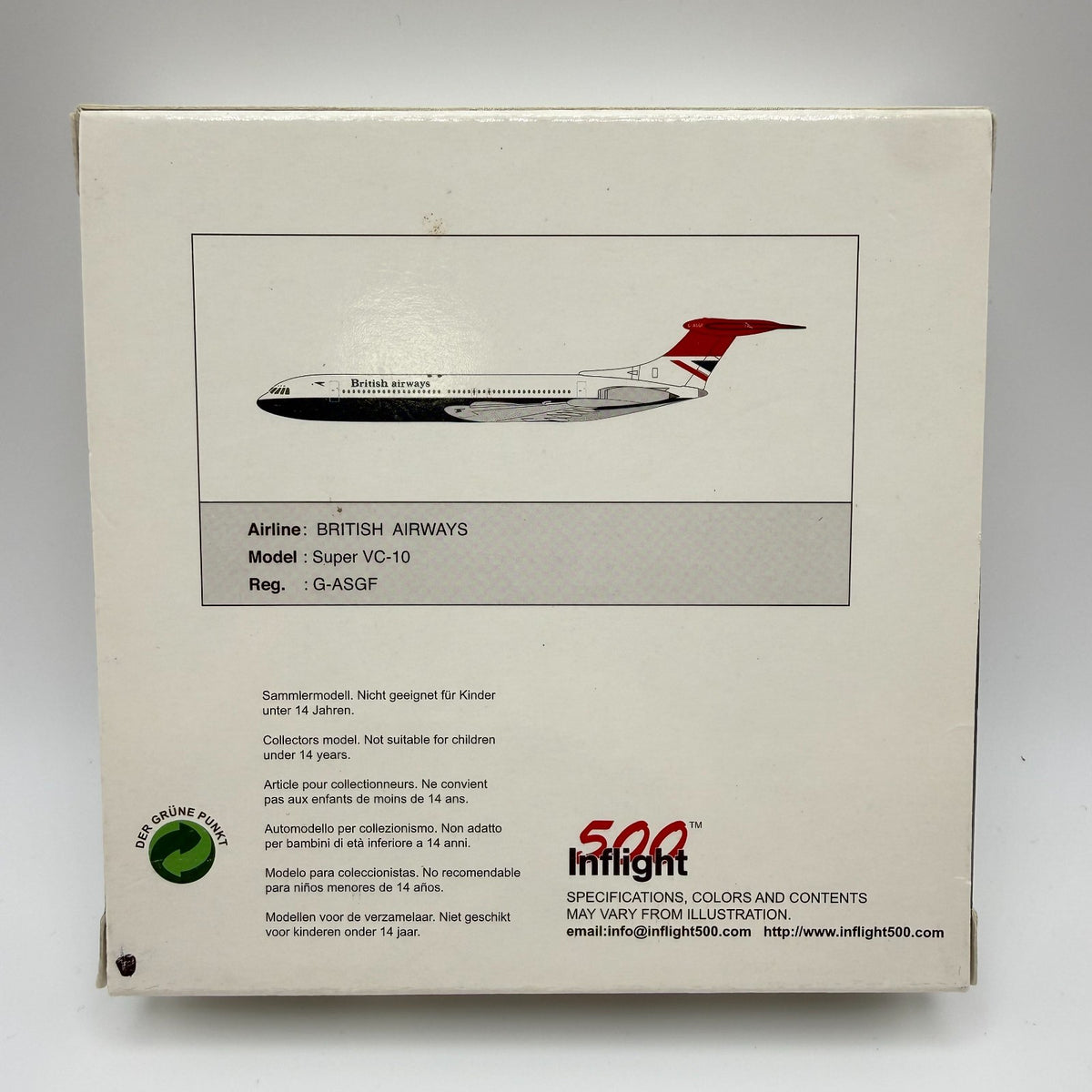 Herpa Wings 1:500 / Inflight500 British Airways Super VC-10