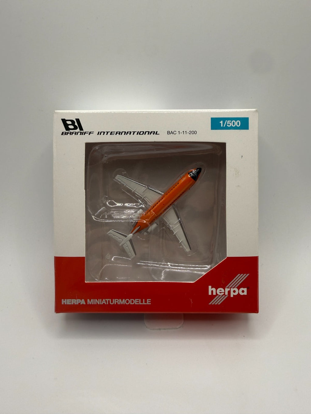 Herpa Wings 1:500 Braniff International BAC 1-11-200
