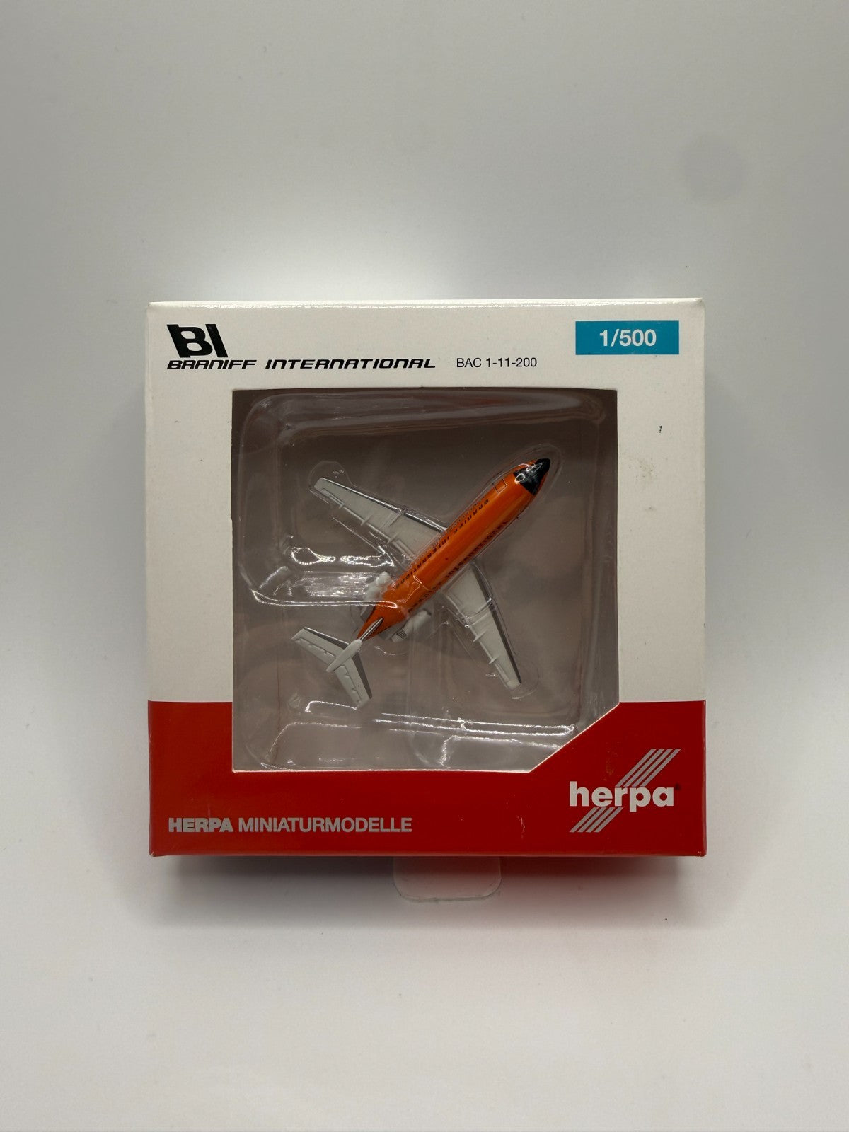 Herpa Wings 1:500 Braniff International BAC 1-11-200