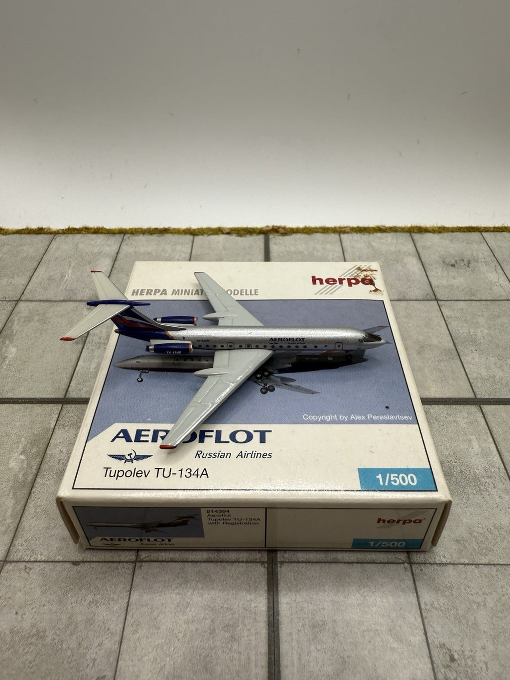 Herpa Wings 1:500 Aeroflot TU-134