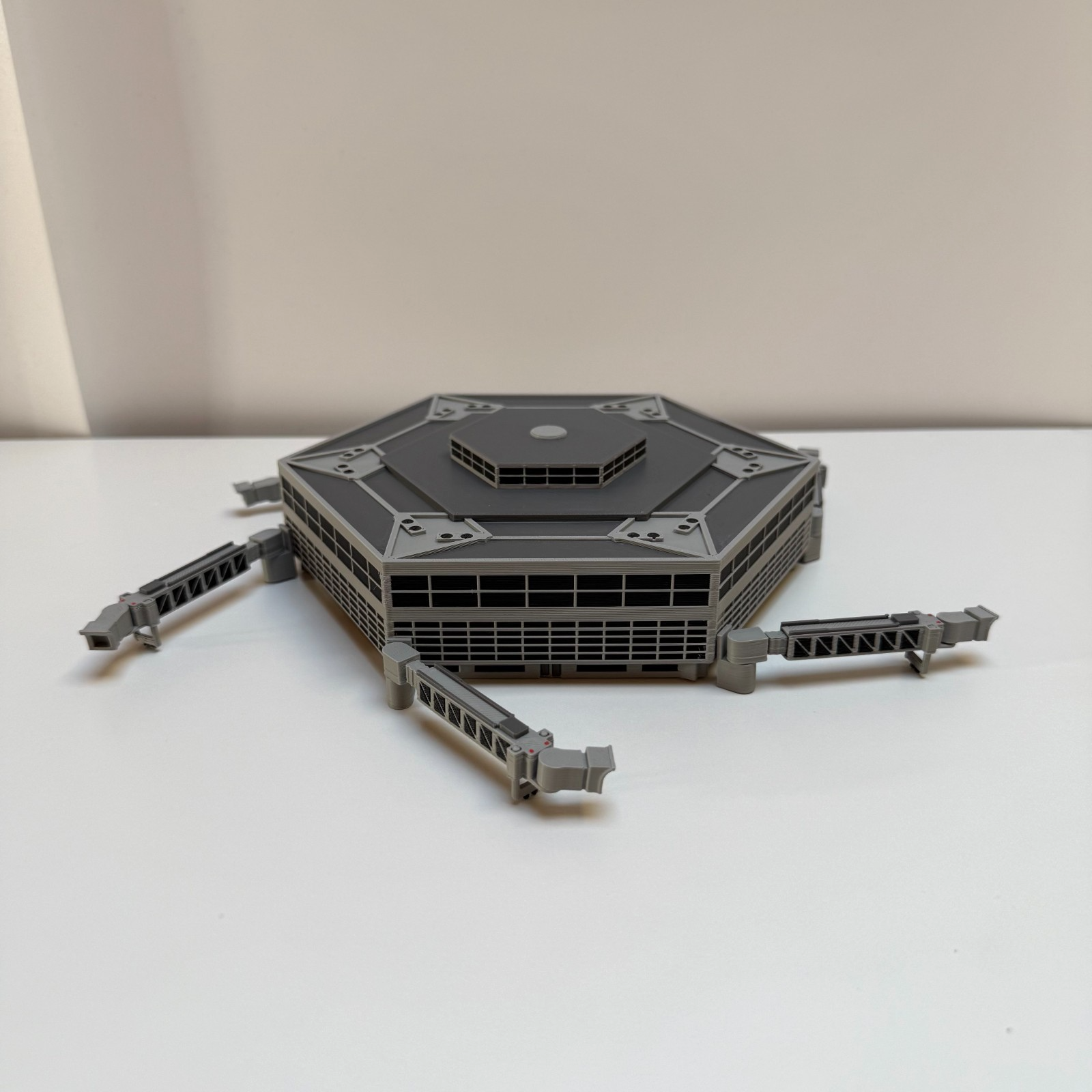 für Herpa Wings 1:500 / 1:400 Hexagon Terminal + Jet bridges Flughafen Airport