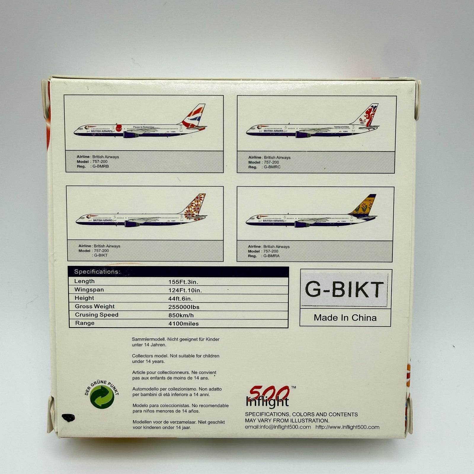 Herpa Wings 1:500 / Inflight500 British Airways 757-200