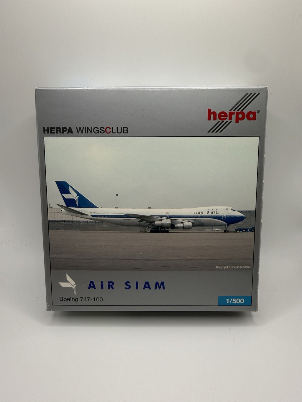 Herpa Wings 1:500 Air Siam 747-400