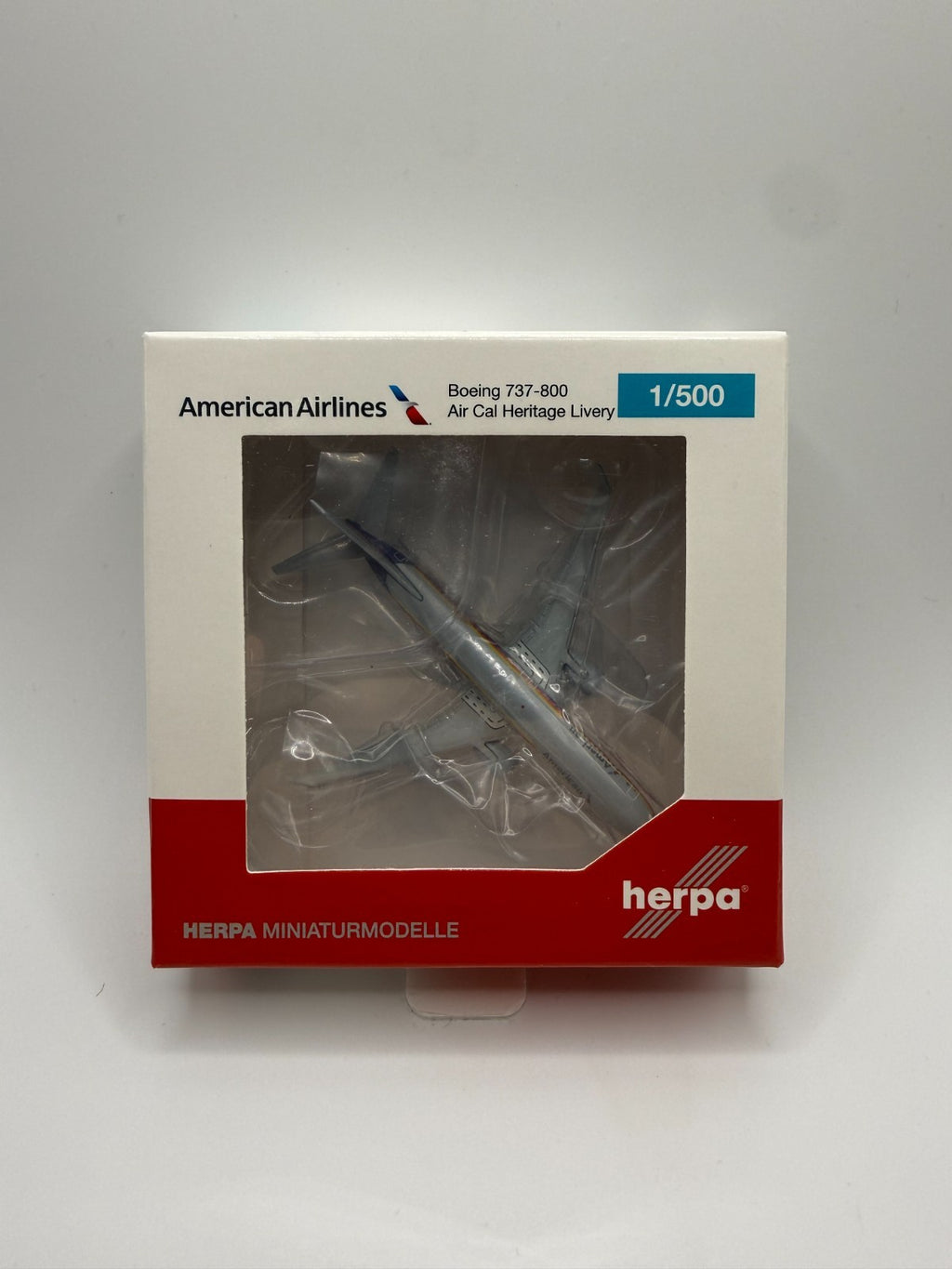 Herpa Wings 1:500 American Airlines 737-800 Air Cal Heritage Livery