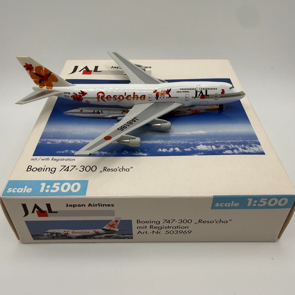 Herpa Wings 1:500 JAL Japan Airlines 747-300 Reso'cha