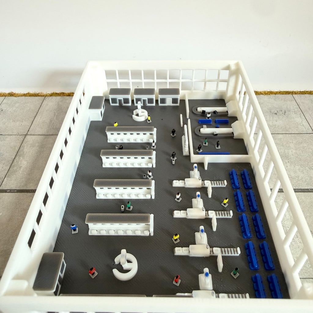 für Herpa Wings 1:500 / 1:400 Terminal Set V2 Flughafen Airport + Jet bridges